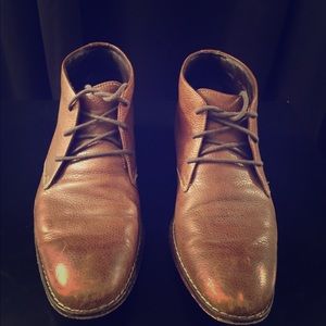 Cole Haan & Nike brown leather lace up boot